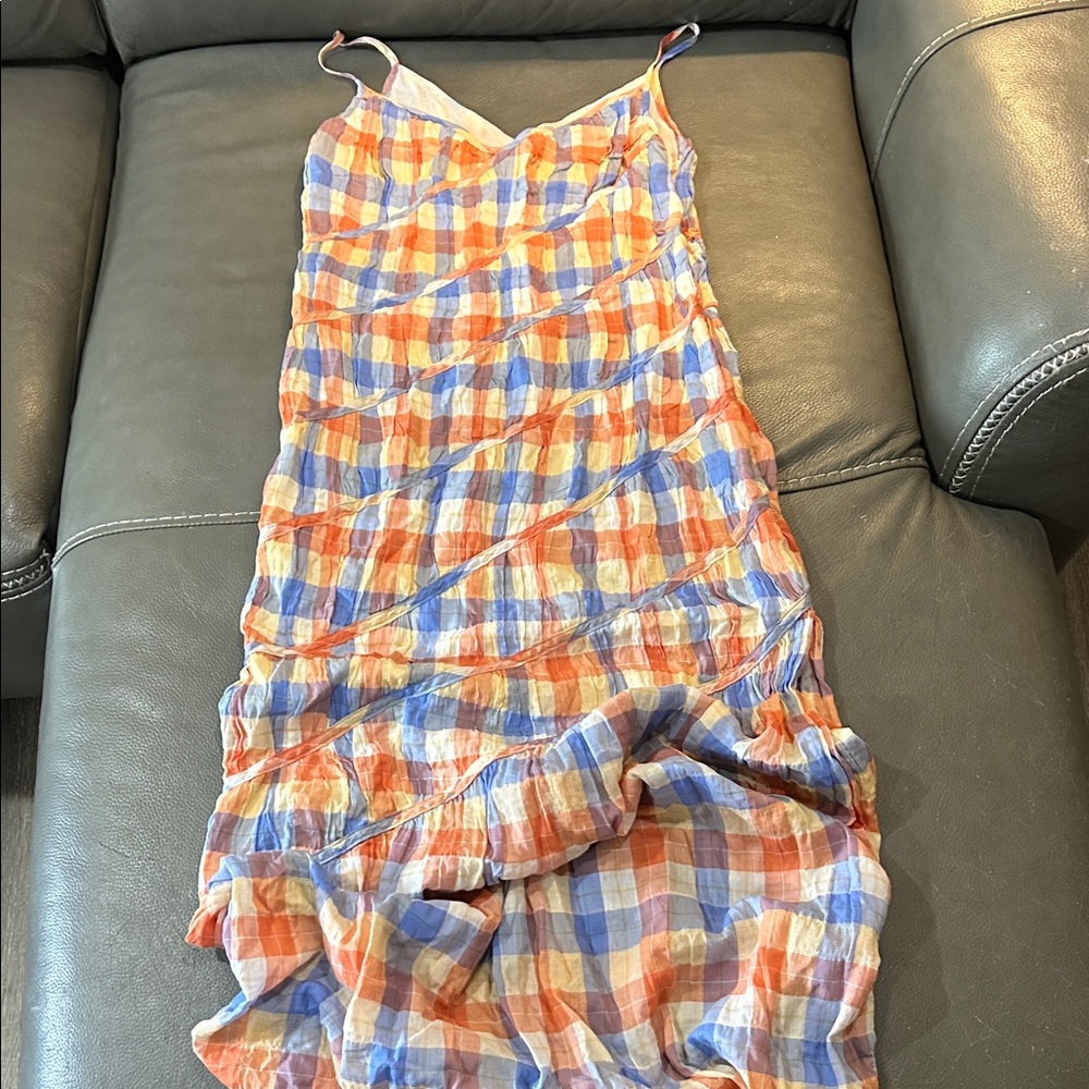 Rejina PYO Colorful Plaid Sleeveless Dress, size 8. EUC - Picture 3 of 7